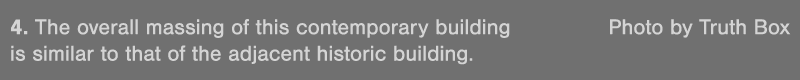 4  The overall massing of this contemporary building Photo by Truth Box is similar to that of the adjacent historic b   