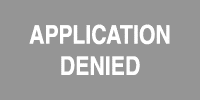Application DENIED